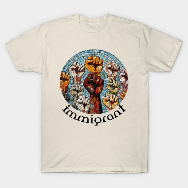 Immigrant T-Shirt by AlexMarialDraws